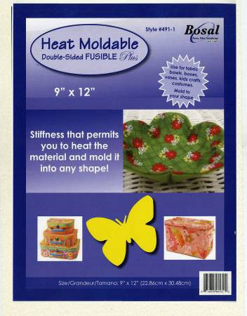 Bosal Heat Moldable Double Sided Fusible Plus Stabilizer