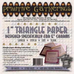 Triangle Paper - 1in for 5in Charms