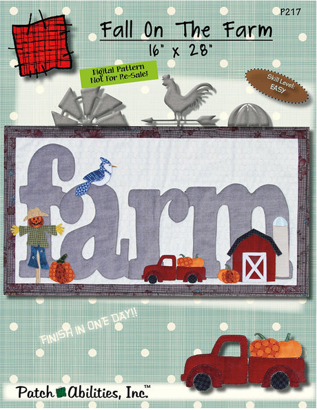 Fall On The Farm Downloadable Pattern by Patch Abilities
