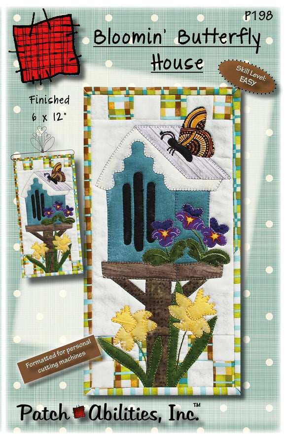 Blooming Butterfly House Downloadable Pattern by Patch Abilities