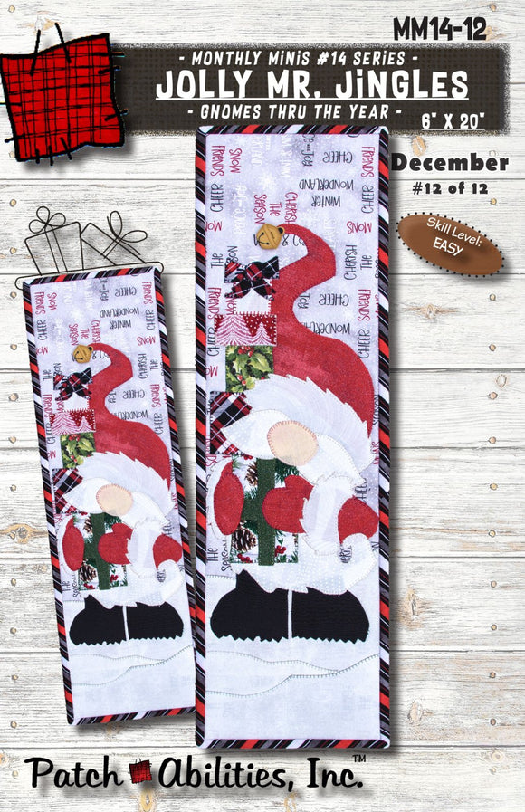 Jolly Mr. Jingles - Gnomes Thru the Year Downloadable Pattern by Patch Abilities
