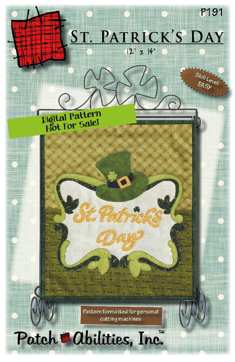 St Patricks Day Downloadable Pattern by Patch Abilities