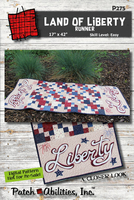 Land Of Liberty Downloadable Pattern by Patch Abilities