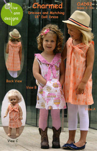 Charmed Dress and Matching 18in Doll Dress