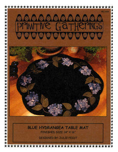 Blue Hydrangea Table Mat