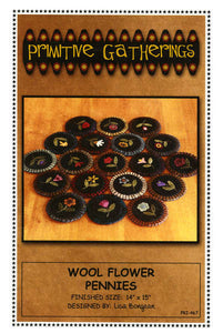 Wool Flower Pennies