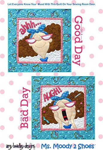 Ms. Moody 2 Shoes Wall Hanging Pattern by Amy Bradley Designs