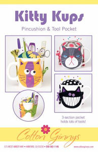 Kitty Kups Pincushion & Tool Pocket