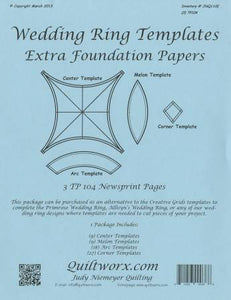 Extra Paper Primrose Wedding Ring