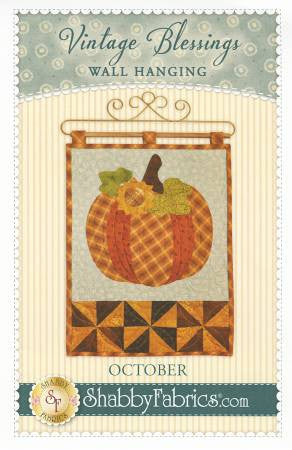 Vintage Blessings Wall Hanging - October