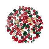 Favorite Findings Gold Snowflake Mix Christmas Buttons