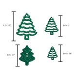 Findings Trees Green Christmas Buttons