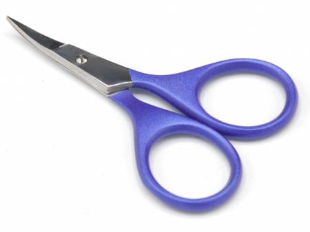 2-1/2in Fine Point Mini Curved Snip Famore Blue by Famore Cutlery