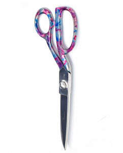 9-1/2in Fabric Scissors Floral Handle by Famore Cutlery