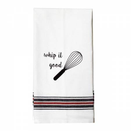 Appliqued Tea Towel - Whip It Good