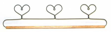 15in Three Heart Holder With Dowel