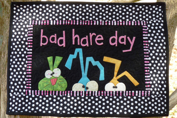 Bad Hare Day Quilt Pattern by Bloomin Minds