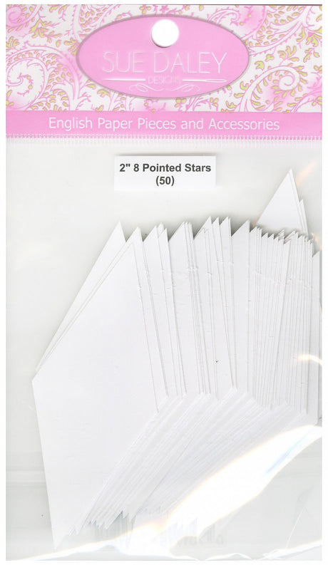 2in 8 Pointed Star Papers (100 pieces per bag)
