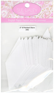 2in 8 Pointed Star Papers (100 pieces per bag)