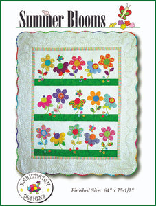 Summer Blooms Downloadable Pattern by Karie Patch Designs