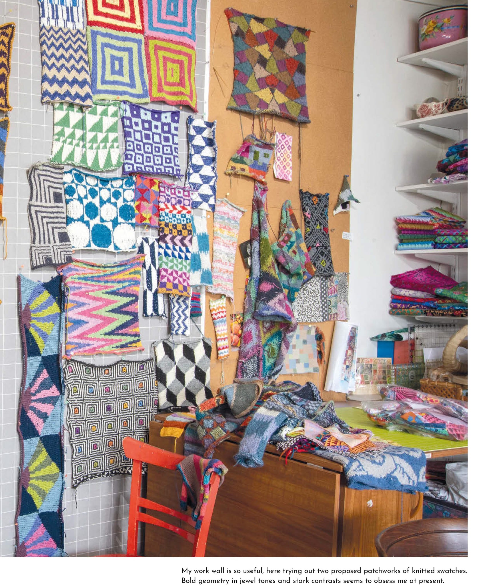Kaffe Fassett in the Studio: Behind the Scenes with a Master Colorist Book  9781419746260 - Quilt in a Day Patterns