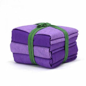 Purple Fat Quarter Hand Dyed Cotton Fabric