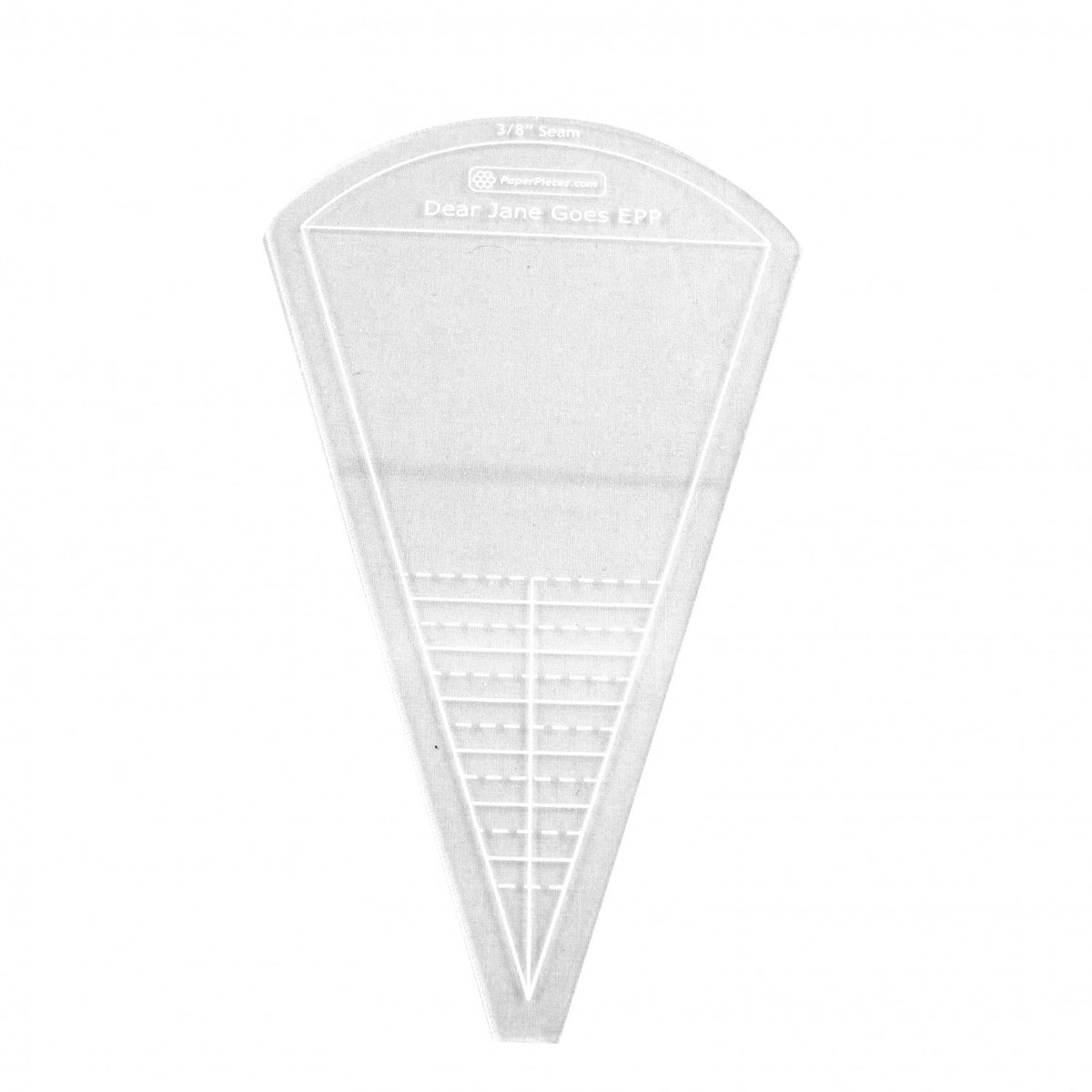 Acrylic Fabric Cutting Template for Scalloped Triangle Dear Jane ...