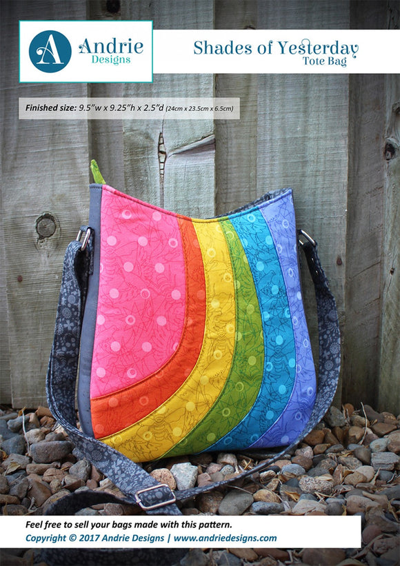 Shades of Yesterday Tote Bag Downloadable Pattern by Andrie Designs