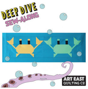 Deep Dive Quilt - Block 4 The Crab