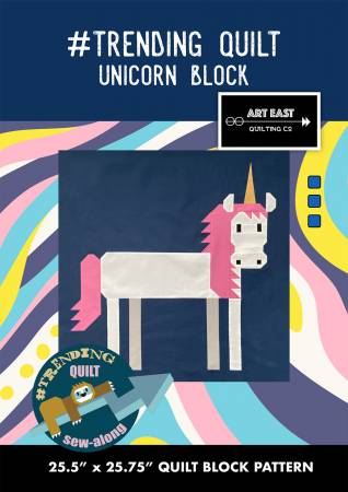 #TRENDING QUILT Block 7 The Unicorn Block by The Art of the Quilt