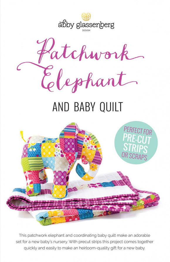 Patchwork Elephant and Baby Quilt