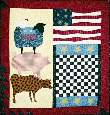 Folk Art Animals Downloadable Pattern by American Jane Patterns
