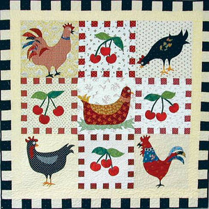 Chickens, Cherries & Check Downloadable Pattern by American Jane Patterns