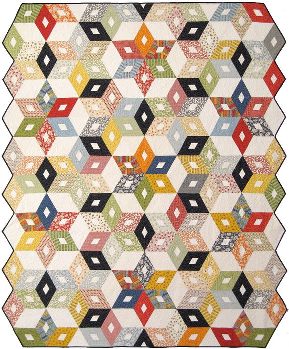 Black Diamond Quilt Pattern by American Jane
