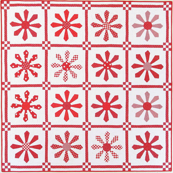 Red Daisy Downloadable Pattern