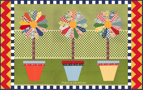 Flowers For The Floor Downloadable Pattern by American Jane Patterns