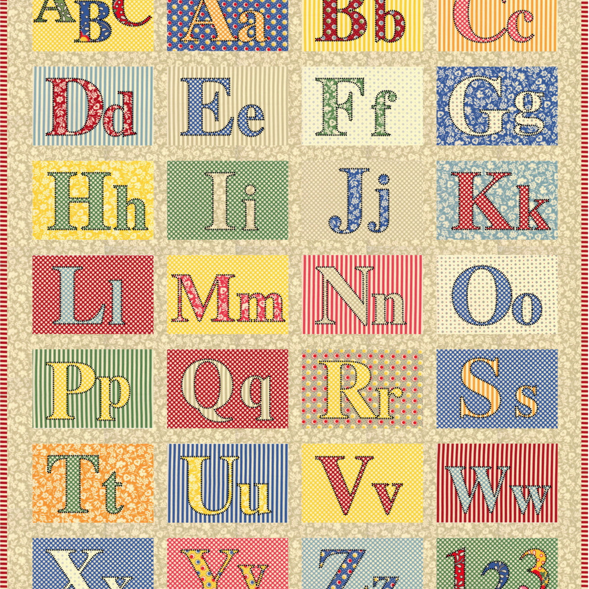 Pattern Lettersa ABC Letters Downloadable Pattern – Quilting Books Patterns and Notions