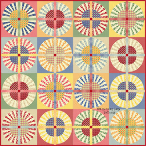Radiant Wheels Downloadable Pattern by American Jane Patterns