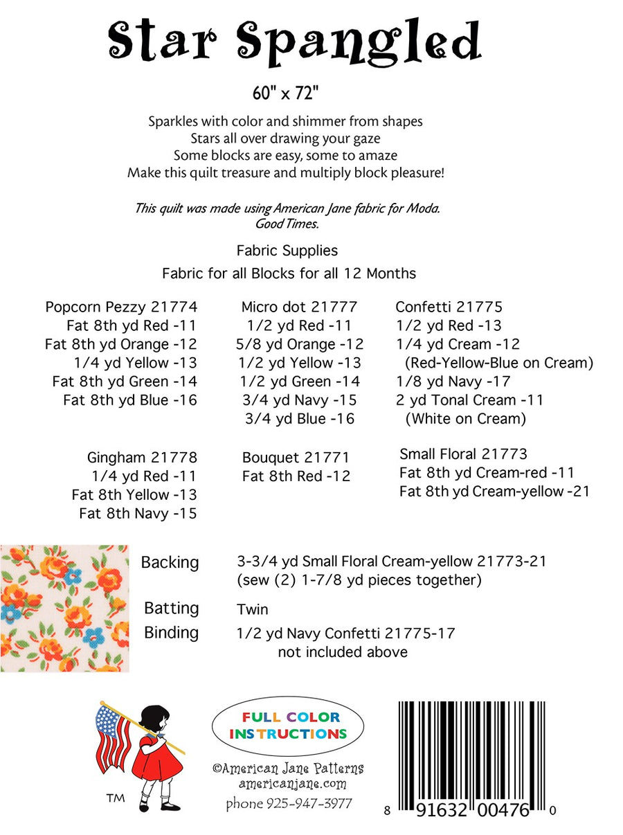Spangled Pattern Star Spangled Quilting Patterns – Quilting Books Patterns and Notions