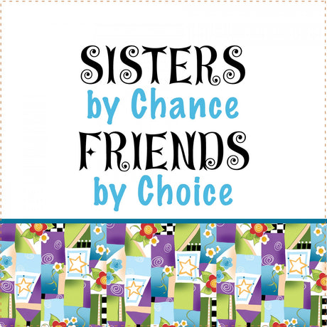 Art Panel 6in Sisters Chance