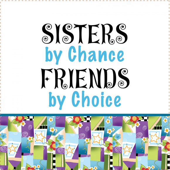 Art Panel 6in Sisters Chance