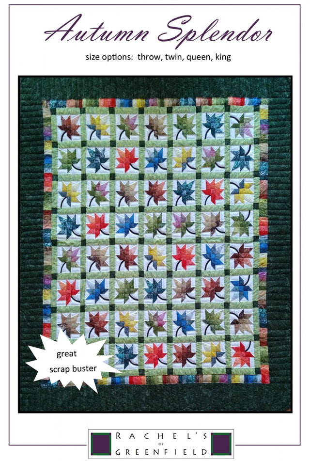 Autumn Splendor Pattern Quilt Patterns – Quilting Books Patterns and ...