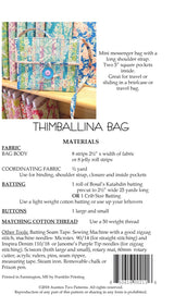 Thimballina Bag
