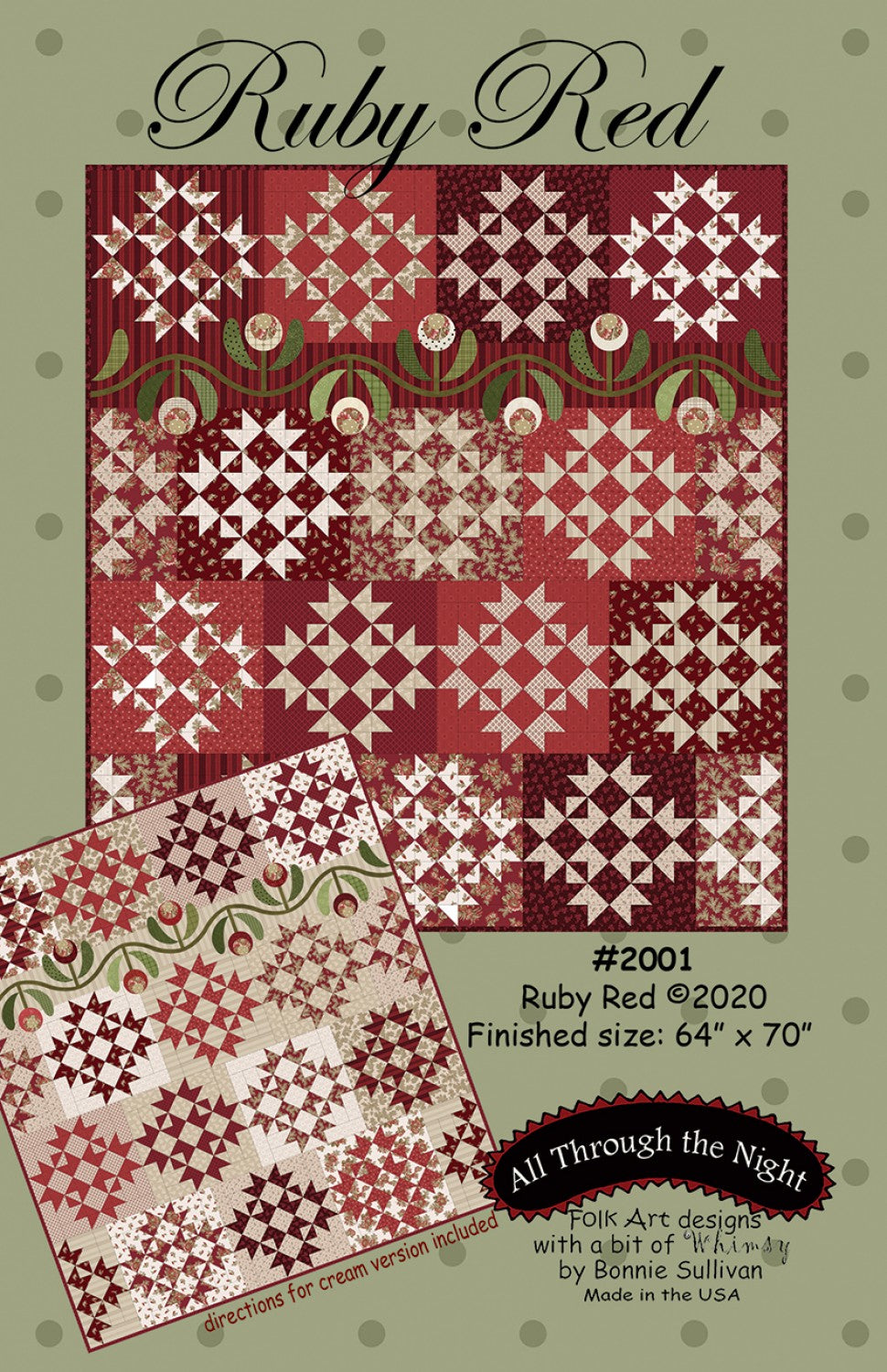 Ruby Red Pattern – Quilting Books Patterns and Notions