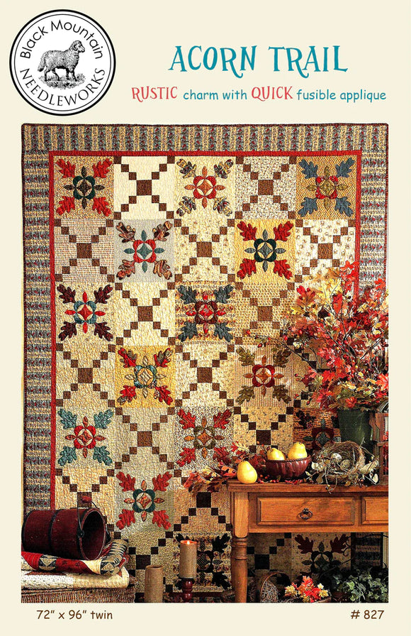 Acorn Trail Quilt Pattern by Black Mountain Needleworks