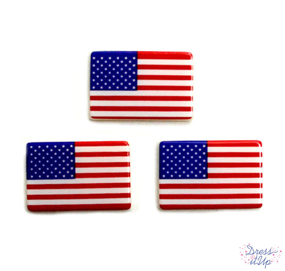 American Flag Singles- 6 pieces