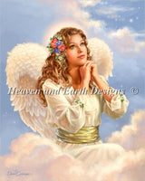 Angel of Grace Cross Stitch By Dona Gelsinger