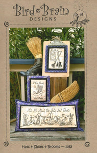 Hats & Shoes & Brooms Pattern and CD