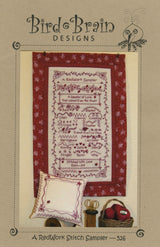 Redwork Stitch Sampler