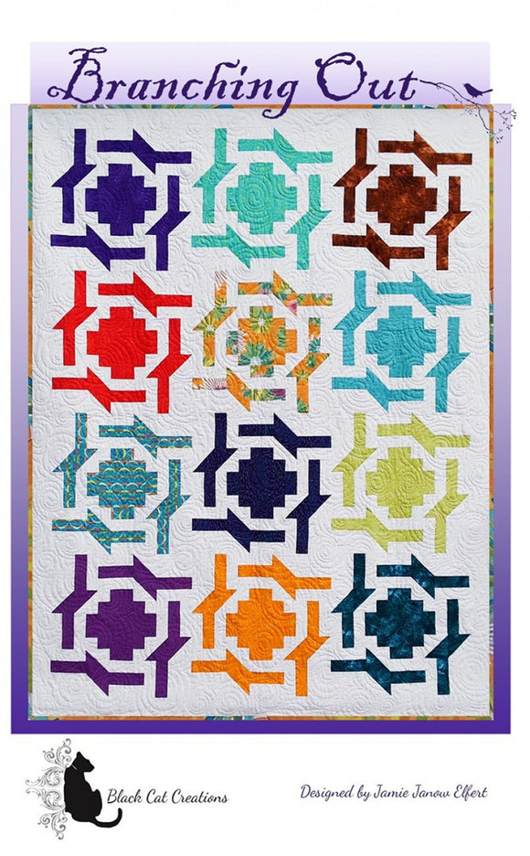 Branching Out Quilt Pattern by Black Cat Creations